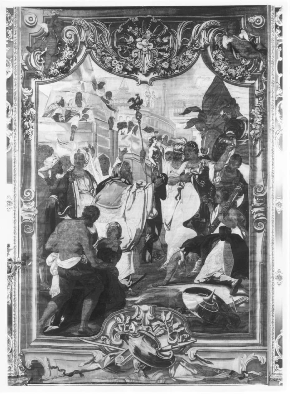 Arazzo - i supremi onori a Cesarei, Musei Reali, Palazzo Reale, Torino